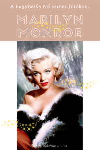 Marilyn Monroe színezett fotókon